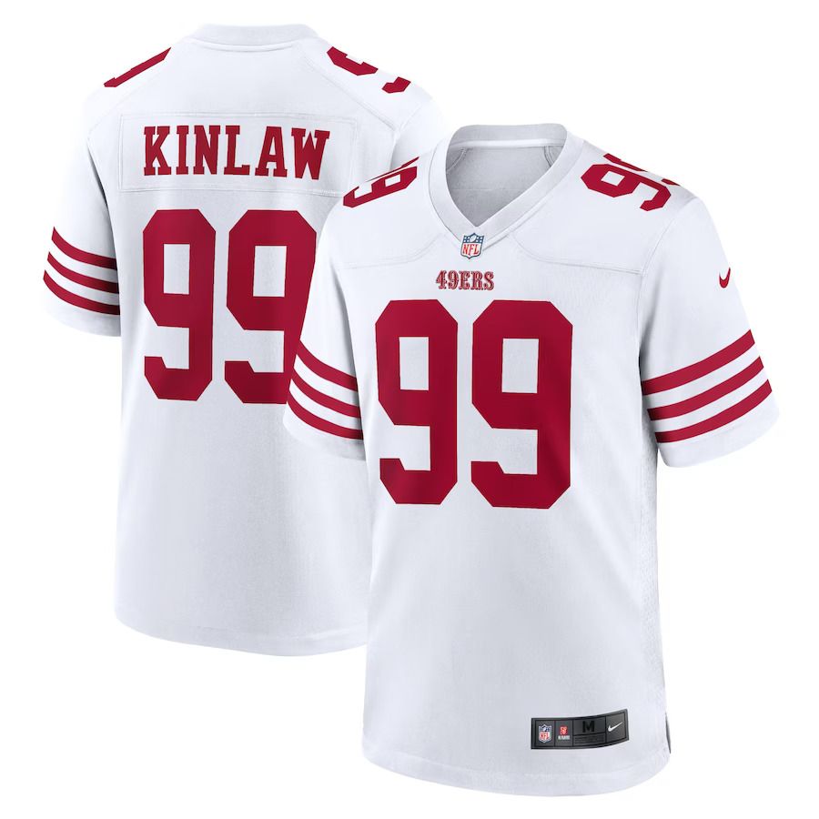Men San Francisco 49ers #99 Javon Kinlaw Nike White Player Game NFL Jersey->san francisco 49ers->NFL Jersey